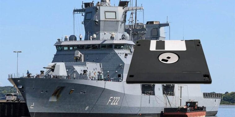 La marine allemande envisage de remplacer les disquettes sur ses navires