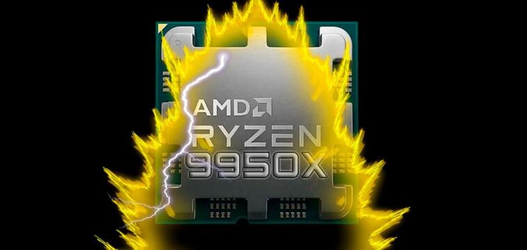 Ryzen 9 9950X consomme 320 W : +40 % par rapport au Core i9-14900K