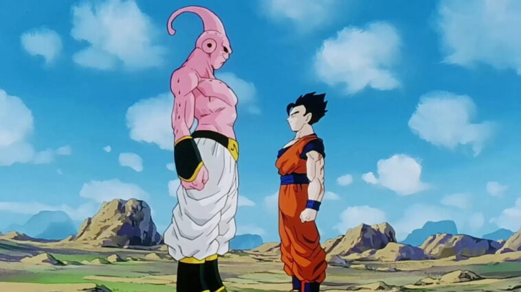 Dragon Ball montre un art très rare de Buu et Gohan d'il y a plus de 30 ans