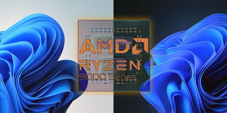 Windows 11 23H2 sur Ryzen 9000 : plus de performances que 24H2