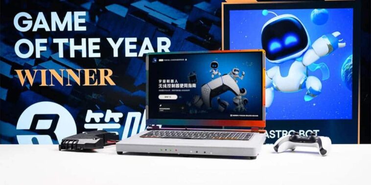 PS5 transformée en ordinateur portable 4K