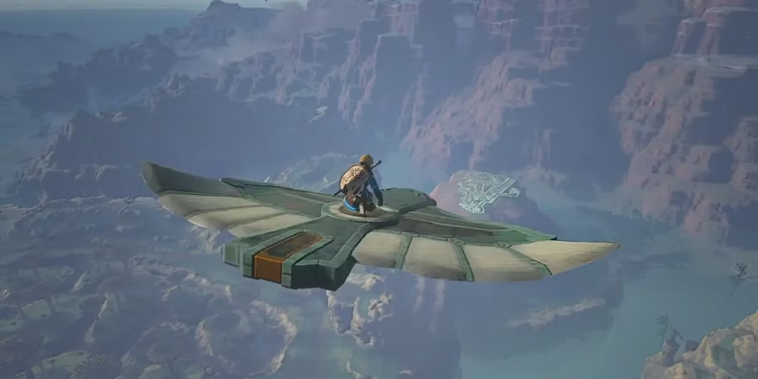 Le joueur de Zelda Tears of the Kingdom crée un avion opérationnel à trois hélices