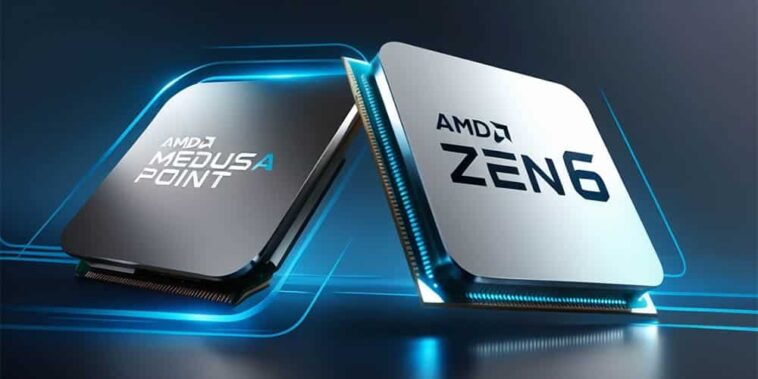 Images filrées de CPU Zen 6 Medusa Point et Olympic Ridge