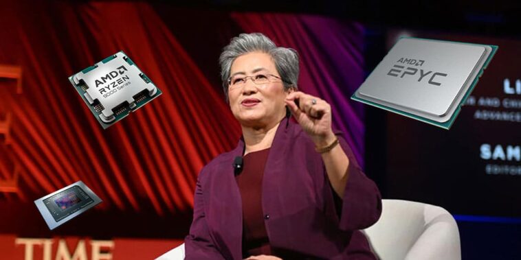 AMD, part de marché sur le CPU pour le premier trimestre de 2025: A par Intel