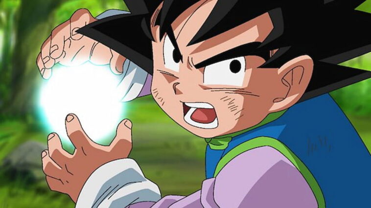 Dragon Ball partage un art avec le design original de Goten pour le film «The Battle of the Gods»