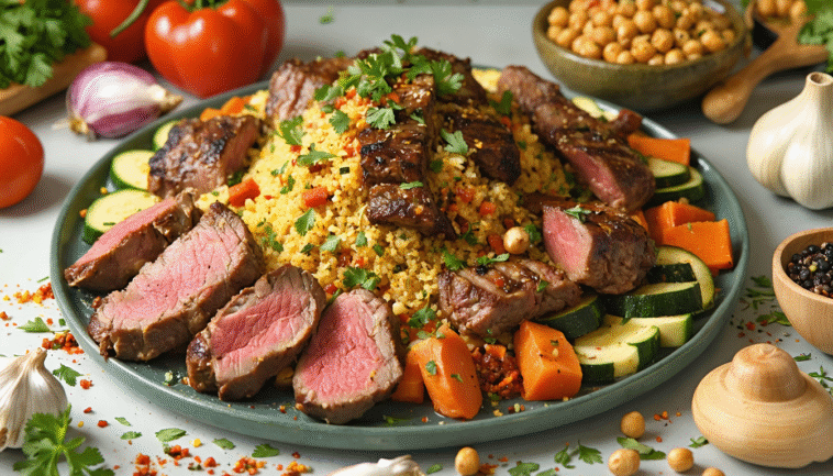découvrez notre guide complet sur la viande idéale pour un couscous savoureux. apprenez à choisir les meilleures viandes, à les préparer et à les accompagner pour un plat traditionnel riche en saveurs et en textures. réveillez vos papilles avec des conseils d'experts et des recettes délicieuses.