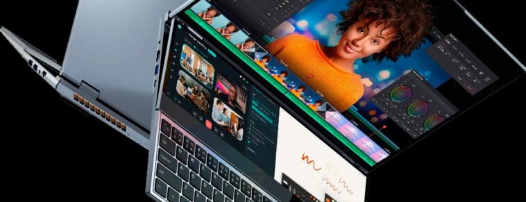 ordinateur portable `` économique '' avec double écran