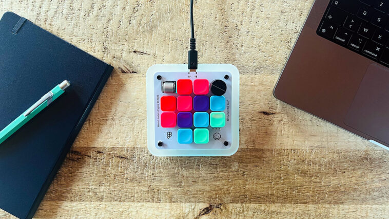 Test du macro pad Figma Creator Micro propulsé par Work Louder