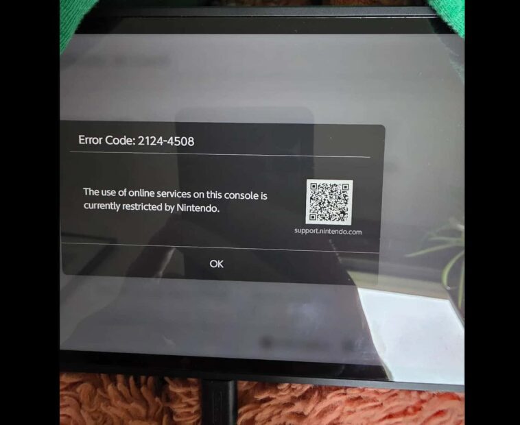 Commutateur 2 déjà bloqué à la vente à Walmart ou eBay