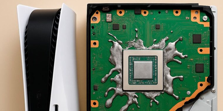 PlayStation 5 et son métal liquide: les consoles endommagées augmenteront