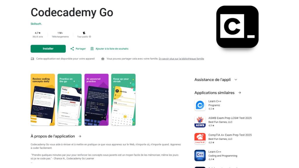 Codecademy go-sur-playstore