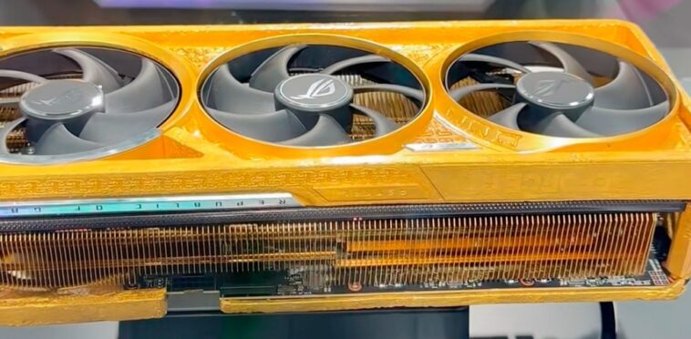ASUS RTX 5090 Fabriqué avec 5 kg d'or: il en coûte 461 800 euros