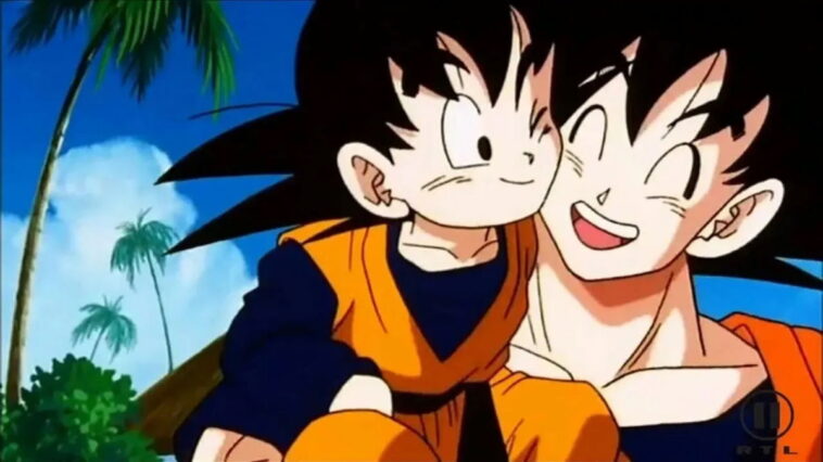 Dragon Ball partage une illustration qui offre une brève vue de Goten au jour le jour quand j'étais enfant
