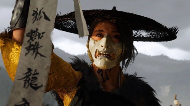 Ghost of Yōtei montre le kusarigama en fonctionnement dans un nouveau gameplay