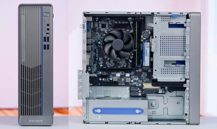 Ordinateur de bureau avec un CPU Zhaoxin KX-7000