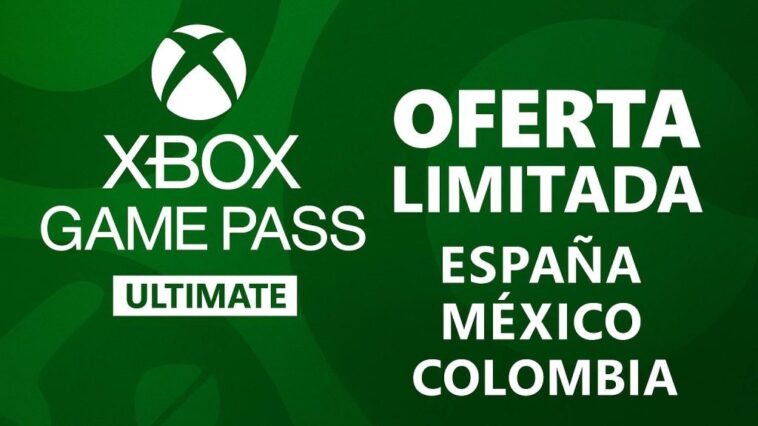 Oferta limitada de Xbox Game Pass Ultimate en España, México y Colombia