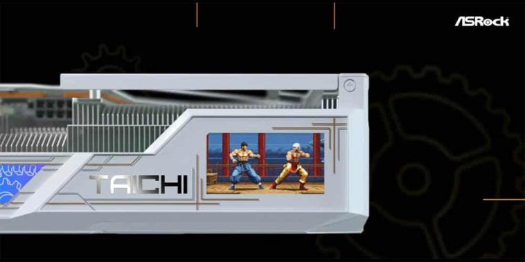 L'ASRock RX 9070 XT Taichi White est livré avec un panneau LCD