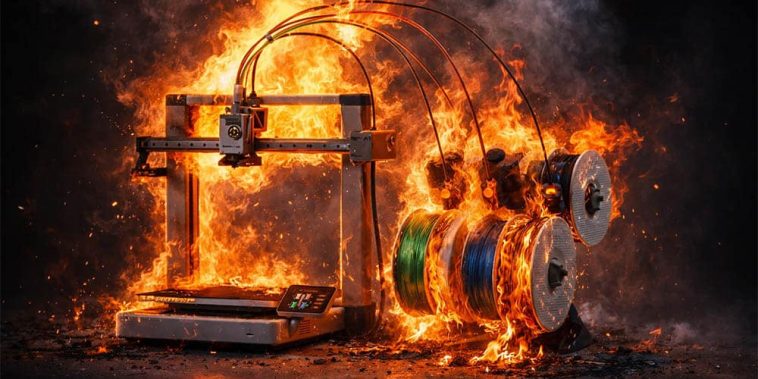 Les imprimantes 3D Bambu A1 continuent de brûler