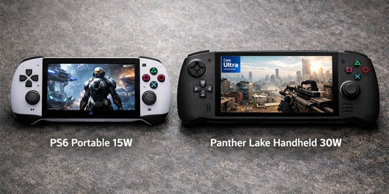 Panther Lake à 30W a les performances de la PS6 Portable à 15W