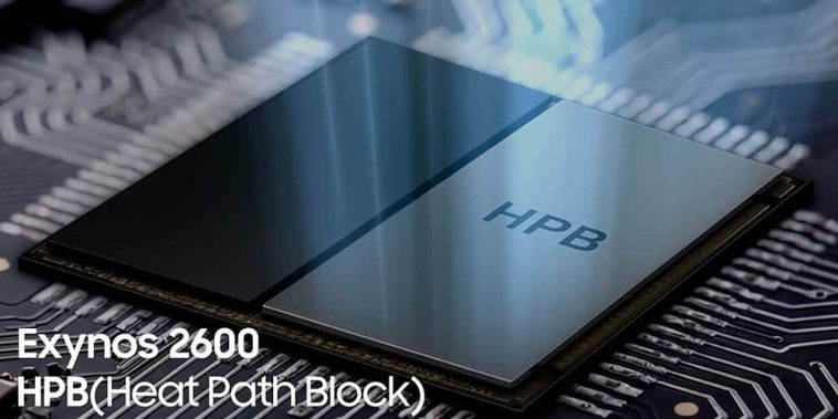 Samsung HBP Heat Path Block en Exynos 2600