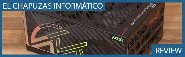 MSI MPG Ai1600TS PCIE5, revue en espagnol
