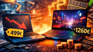 industria no le interesa fabricar hardware barato y ordenadores asequibles por coste memoria RAM, SSD y CPU