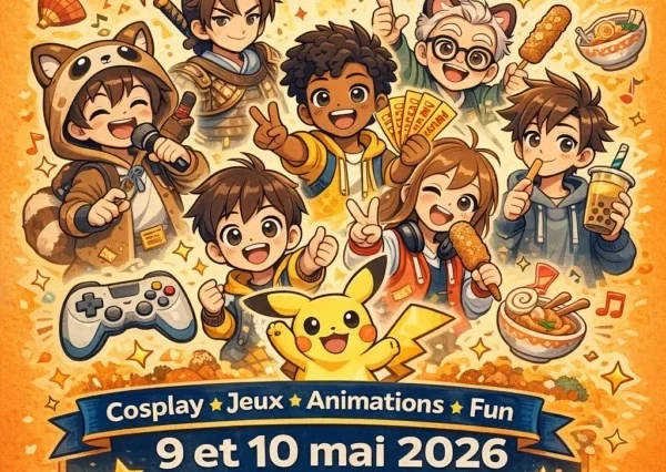 Mang'eek #3 prend ses quartiers au centre Jules Romain de Jarny les 9 et 10 mai 2026, pour un week-end gratuit consacré à la culture manga et geek.,