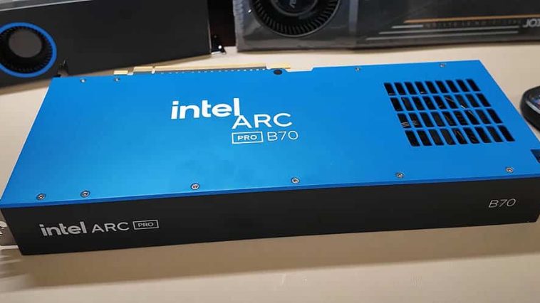 Intel Arc Pro B70 desmontaje