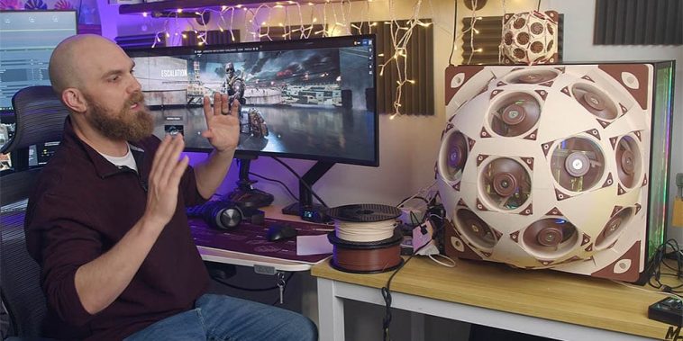 "SuperDome", le ventilateur définitif avec 15 Noctua NF-A12x25