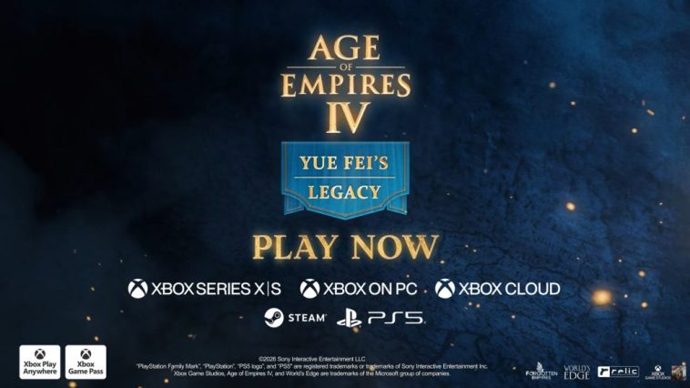 Age of Empires IV - Yue Fei's Legacy Launch Trailer